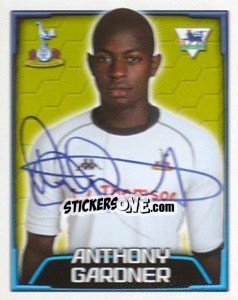 Cromo Anthony Gardner - Premier League Inglese 2003-2004 - Merlin