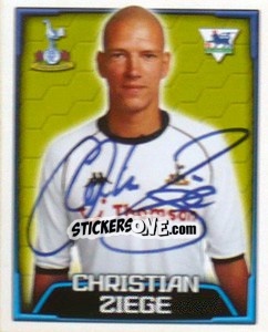 Sticker Christian Ziege - Premier League Inglese 2003-2004 - Merlin