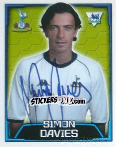 Sticker Simon Davies - Premier League Inglese 2003-2004 - Merlin