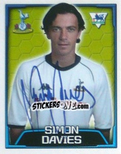 Sticker Simon Davies - Premier League Inglese 2003-2004 n. 540 - Merlin