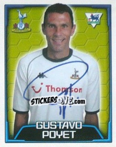 Sticker Gustavo Poyet - Premier League Inglese 2003-2004 - Merlin