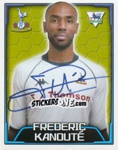 Sticker Frederic Kanoute - Premier League Inglese 2003-2004 n. 547 - Merlin