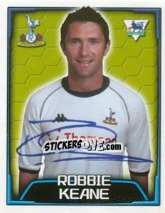Sticker Robbie Keane - Premier League Inglese 2003-2004 - Merlin