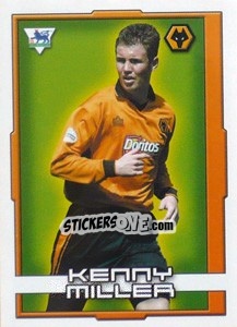 Sticker Kenny Miller (Star Striker) - Premier League Inglese 2003-2004 n. 554 - Merlin