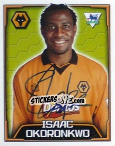 Sticker Isaac Okoronkwo - Premier League Inglese 2003-2004 - Merlin