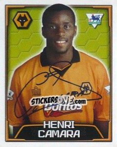 Figurina Henri Camara - Premier League Inglese 2003-2004 n. 574 - Merlin