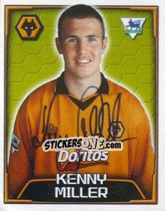 Figurina Kenny Miller - Premier League Inglese 2003-2004 - Merlin