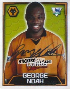 Figurina George Ndah - Premier League Inglese 2003-2004 - Merlin