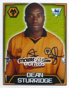 Figurina Dean Sturridge - Premier League Inglese 2003-2004 - Merlin