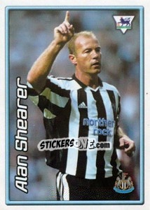 Sticker Alan Shearer (Newcastle United) - Premier League Inglese 2003-2004 n. Q3 - Merlin