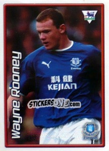 Figurina Wayne Rooney (Everton) - Premier League Inglese 2003-2004 - Merlin