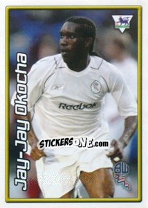 Sticker Jay-Jay Okocha (Bolton Wanderers) - Premier League Inglese 2003-2004 n. Q8 - Merlin