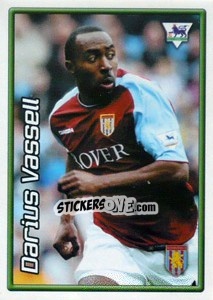 Sticker Darius Vassell (Aston Villa) - Premier League Inglese 2003-2004 n. Q11 - Merlin