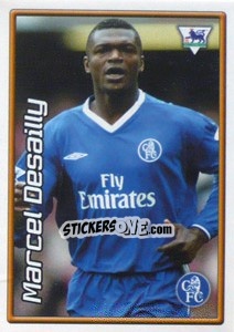 Sticker Marcel Desailly (Chelsea) - Premier League Inglese 2003-2004 n. Q12 - Merlin