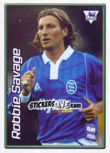 Sticker Robbie Savage (Birmingham City) - Premier League Inglese 2003-2004 n. Q14 - Merlin