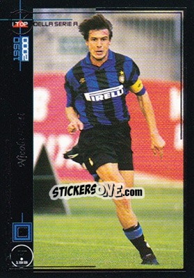 Cromo Nicola Berti - I Top Della Serie A 1990-2000 n. 17 - Panini