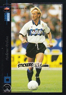 Sticker Andreas Brehme - I Top Della Serie A 1990-2000 n. 22 - Panini