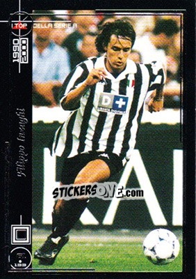 Sticker Filippo Inzaghi - I Top Della Serie A 1990-2000 n. 61 - Panini