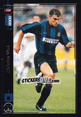 Sticker Christian Vieri - I Top Della Serie A 1990-2000 n. 125 - Panini