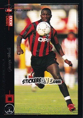 Sticker George Weah - I Top Della Serie A 1990-2000 n. 127 - Panini
