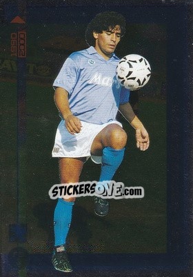 Sticker Diego Maradona - I Top Della Serie A 1990-2000 n. F2 - Panini