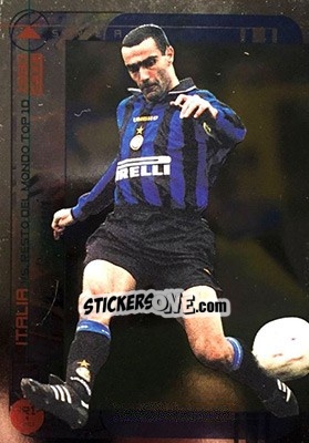 Sticker Giuseppe Bergomi - I Top Della Serie A 1990-2000 n. IR1 - Panini