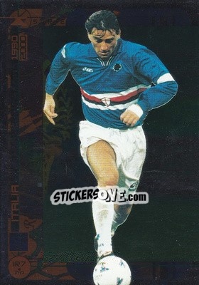 Sticker Roberto Mancini - I Top Della Serie A 1990-2000 n. IR7 - Panini