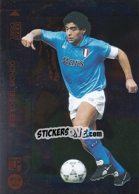 Sticker Diego Maradona - I Top Della Serie A 1990-2000 n. IR19 - Panini