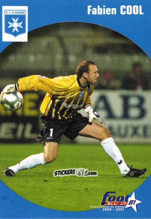Cromo Fabien Cool - Foot Best Of D1 2000-2001 n. 1 - Panini