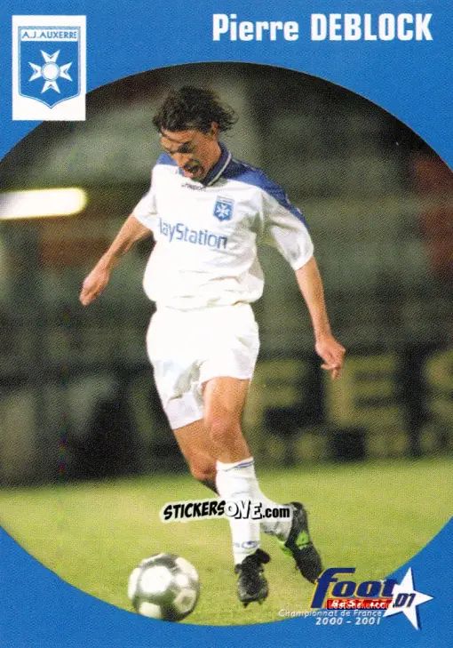 Figurina Pierre Deblock - Foot Best Of D1 2000-2001 n. 5 - Panini