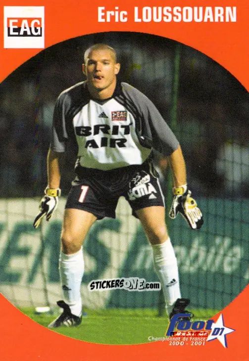 Cromo Eric Loussouarn - Foot Best Of D1 2000-2001 n. 22 - Panini