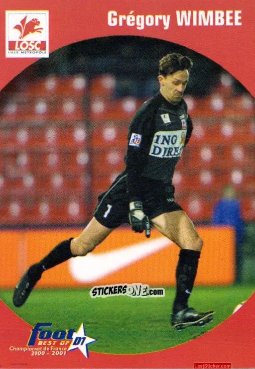 Cromo Gregory Wimbee - Foot Best Of D1 2000-2001 n. 36 - Panini