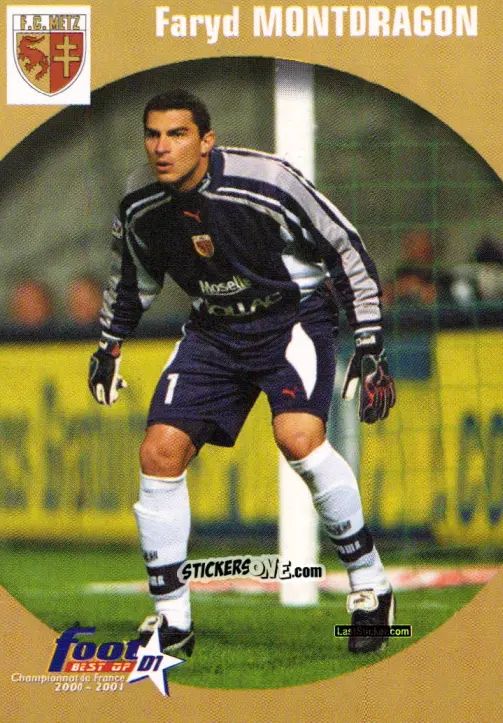 Sticker Faryd Mondragon - Foot Best Of D1 2000-2001 n. 57 - Panini