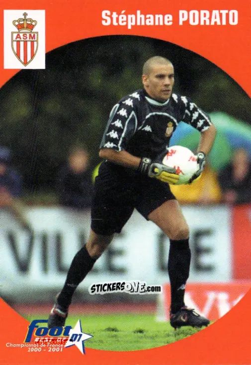 Sticker Stephane Porato - Foot Best Of D1 2000-2001 n. 64 - Panini