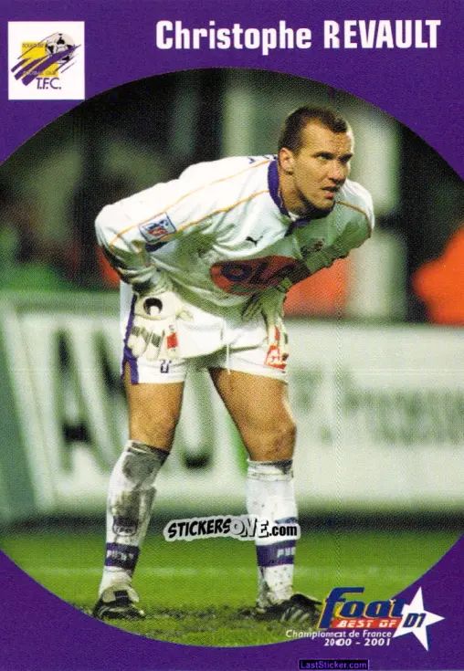 Sticker Christophe Revault - Foot Best Of D1 2000-2001 n. 113 - Panini