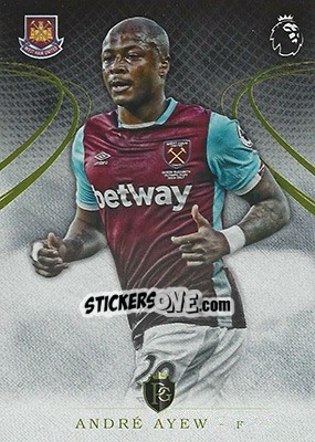 Sticker Andre Ayew - Premier Gold 2016-2017 n. 2 - Topps