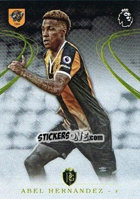 Sticker Abel Hernandez - Premier Gold 2016-2017 n. 11 - Topps