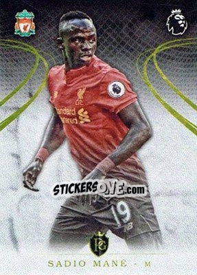 Sticker Sadio Mane - Premier Gold 2016-2017 n. 15 - Topps