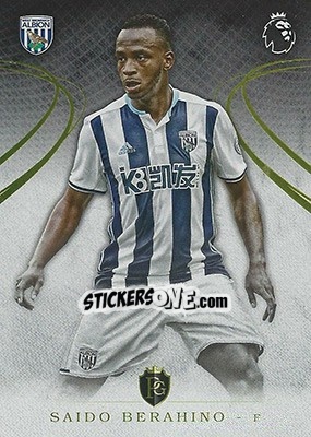 Sticker Saido Berahino - Premier Gold 2016-2017 - Topps