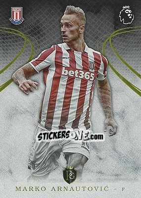 Sticker Marko Arnautovic - Premier Gold 2016-2017 n. 41 - Topps