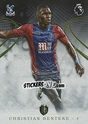 Sticker Christian Benteke - Premier Gold 2016-2017 n. 44 - Topps