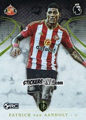 Cromo Patrick van Aanholt - Premier Gold 2016-2017 - Topps