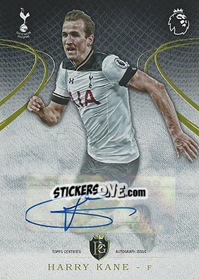 Sticker Harry Kane - Premier Gold 2016-2017 n. 50a - Topps