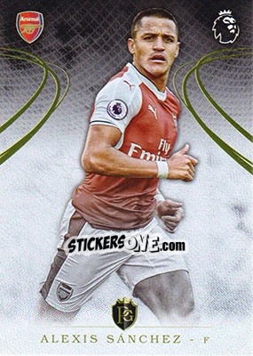Sticker Alexis Sánchez - Premier Gold 2016-2017 n. 51 - Topps