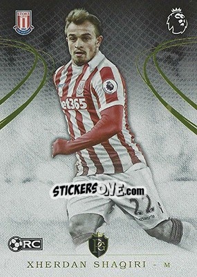 Sticker Xherdan Shaqiri - Premier Gold 2016-2017 n. 52 - Topps