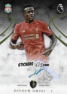 Cromo Divock Origi - Premier Gold 2016-2017 - Topps