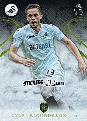 Sticker Gylfi Sigurdsson - Premier Gold 2016-2017 n. 56 - Topps