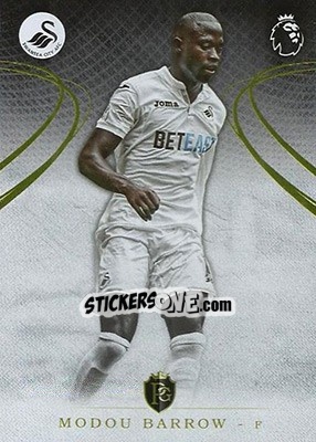 Sticker Modou Barrow - Premier Gold 2016-2017 - Topps