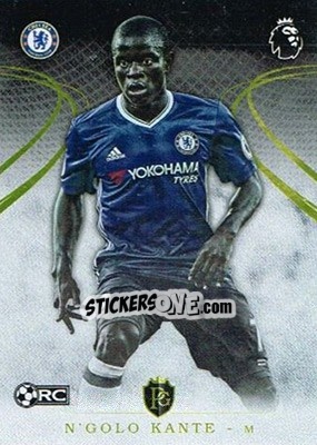 Sticker N'Golo Kante - Premier Gold 2016-2017 n. 66 - Topps
