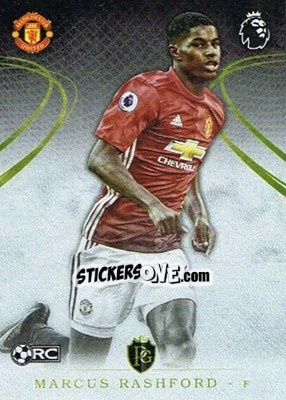 Sticker Marcus Rashford - Premier Gold 2016-2017 n. 71 - Topps